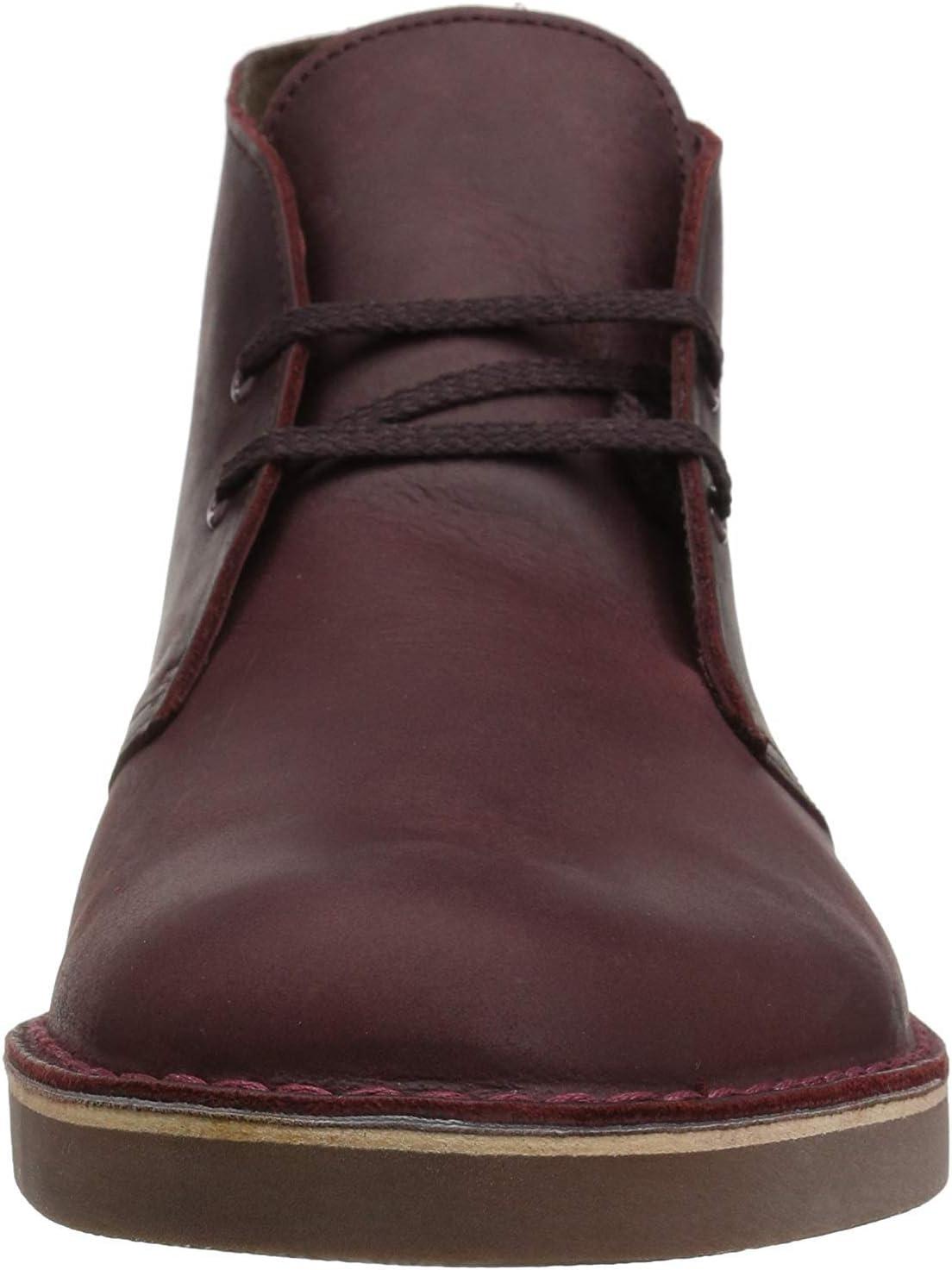 imageClarks Mens Bushacre 2 Chukka BootWine Skin Eggplant