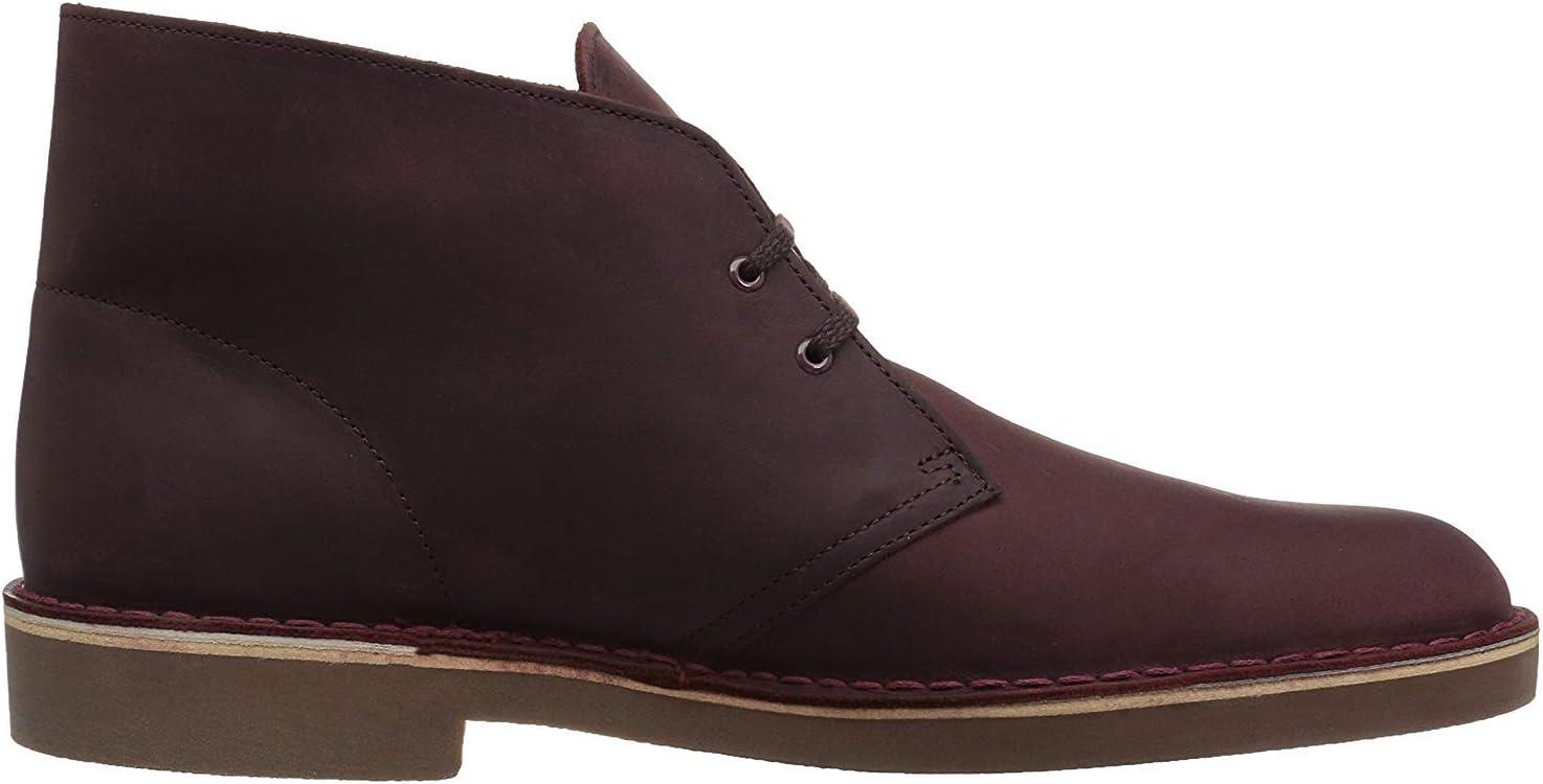 imageClarks Mens Bushacre 2 Chukka BootWine Skin Eggplant