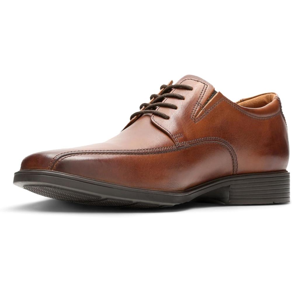 imageClarks Mens Derby LaceupDark Tan Lea