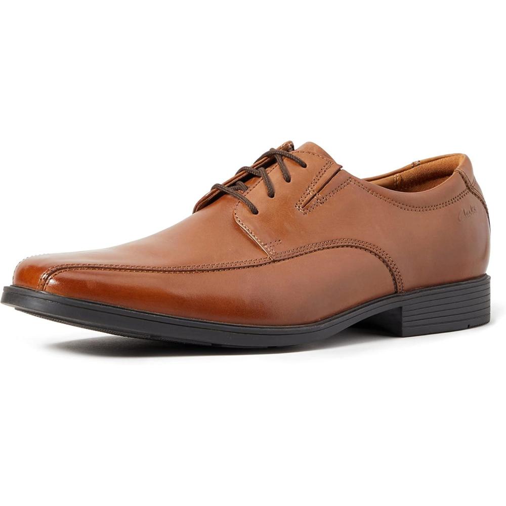 imageClarks Mens Derby LaceupDark Tan Leather a