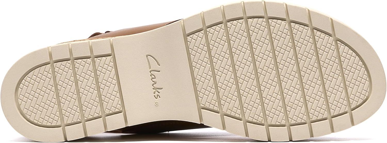 imageClarks Womens Diaz Cross Wedge SandalTan Leather