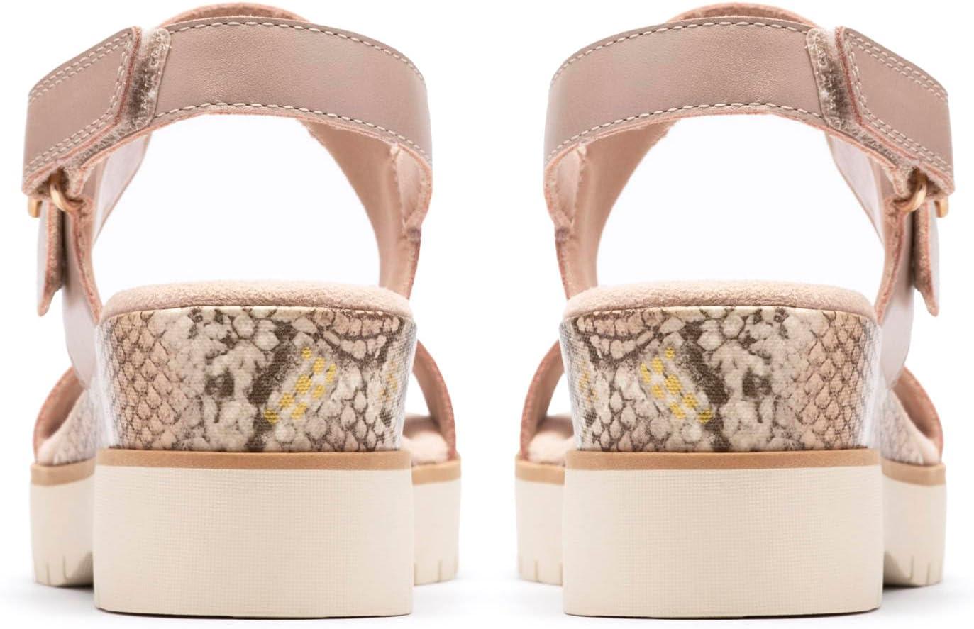 imageClarks Womens Diaz RoseSand Combi Leather