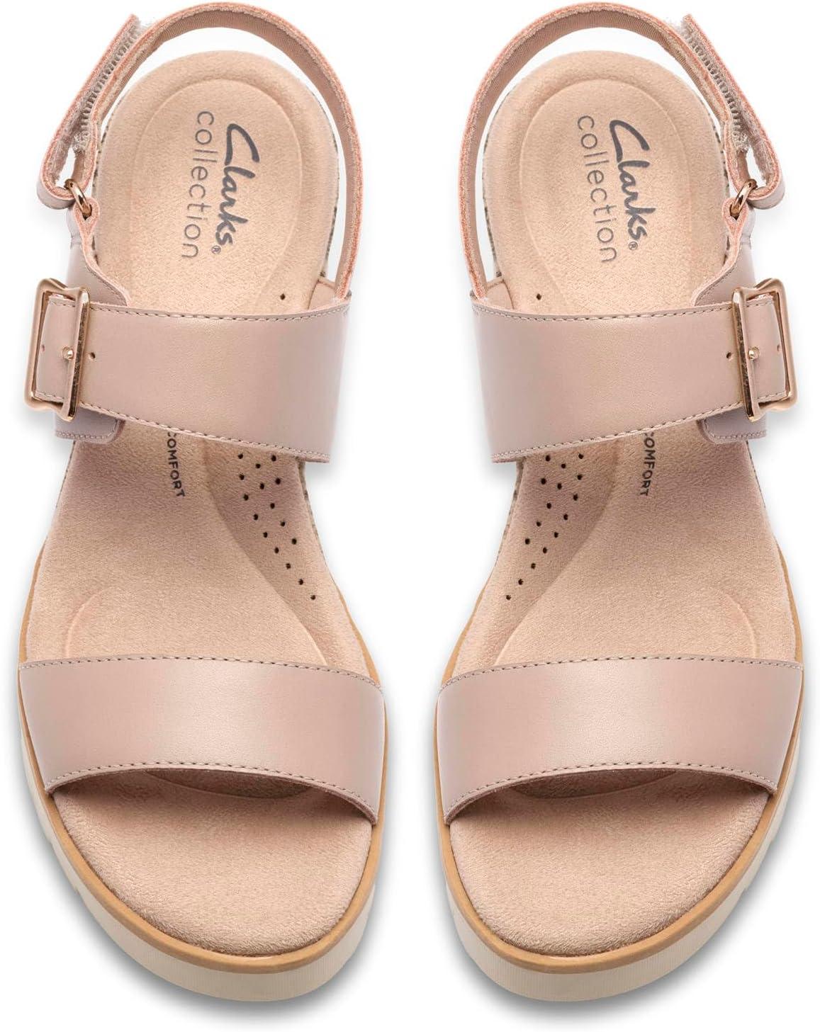 imageClarks Womens Diaz RoseSand Combi Leather