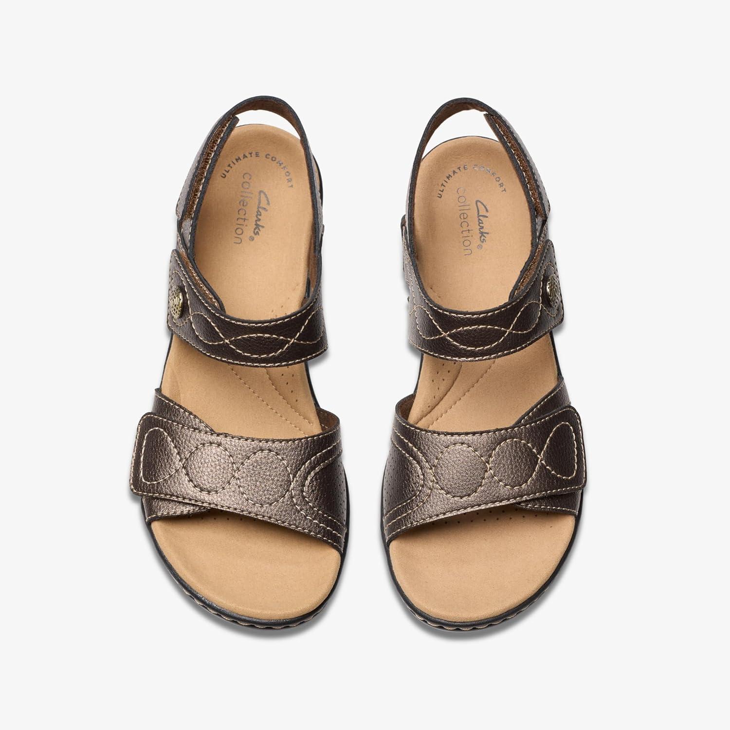 imageClarks Womens Leisa MeadowBronze Metallic