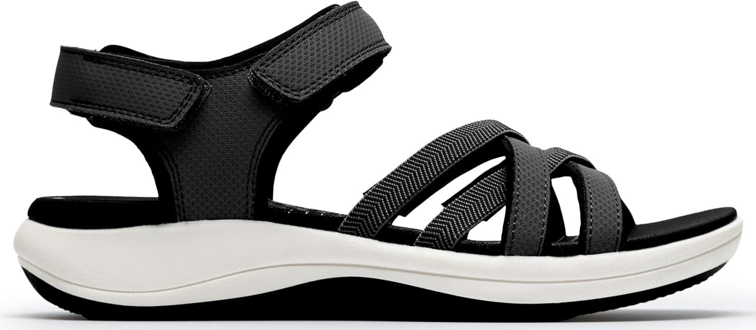 imageClarks womens Mira ShoreBlack Synthetic