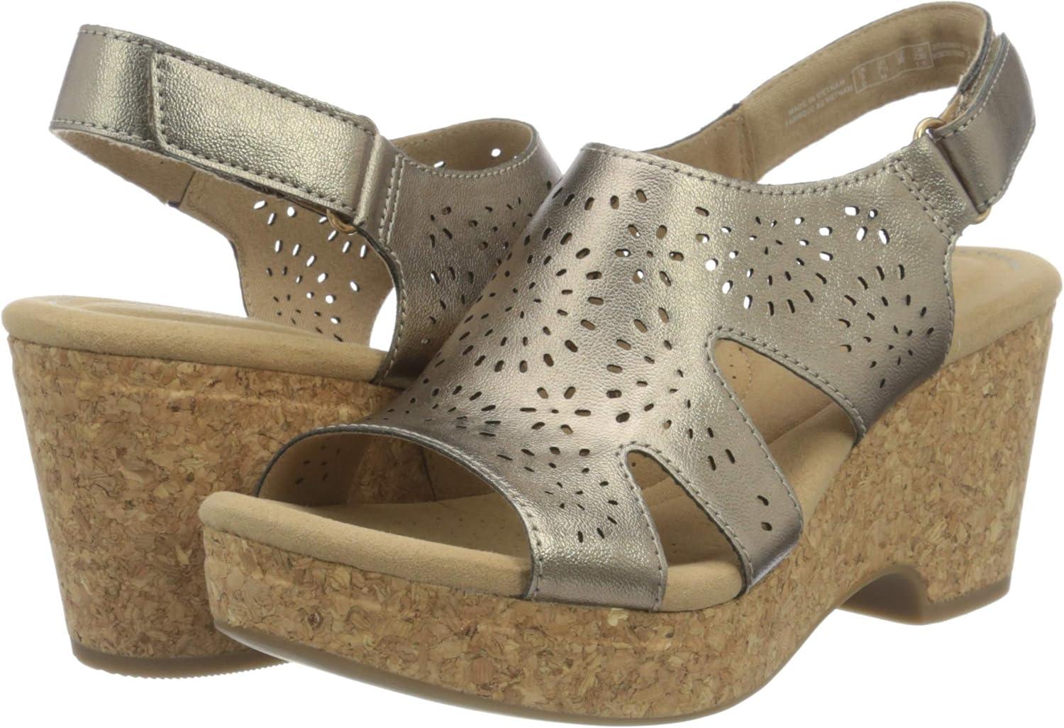 imageClarksMetallic Leather