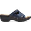 Navy Leather