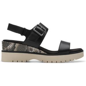 Clarks Women’s Diaz Rose(Black Combi Leather)