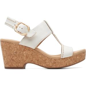 Clarks Women’s Giselle Style(Off White Leather)