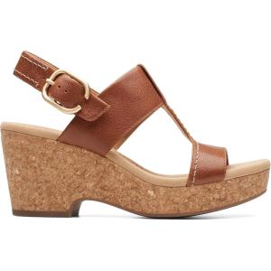 Clarks Women’s Giselle Style(Tan Leather)