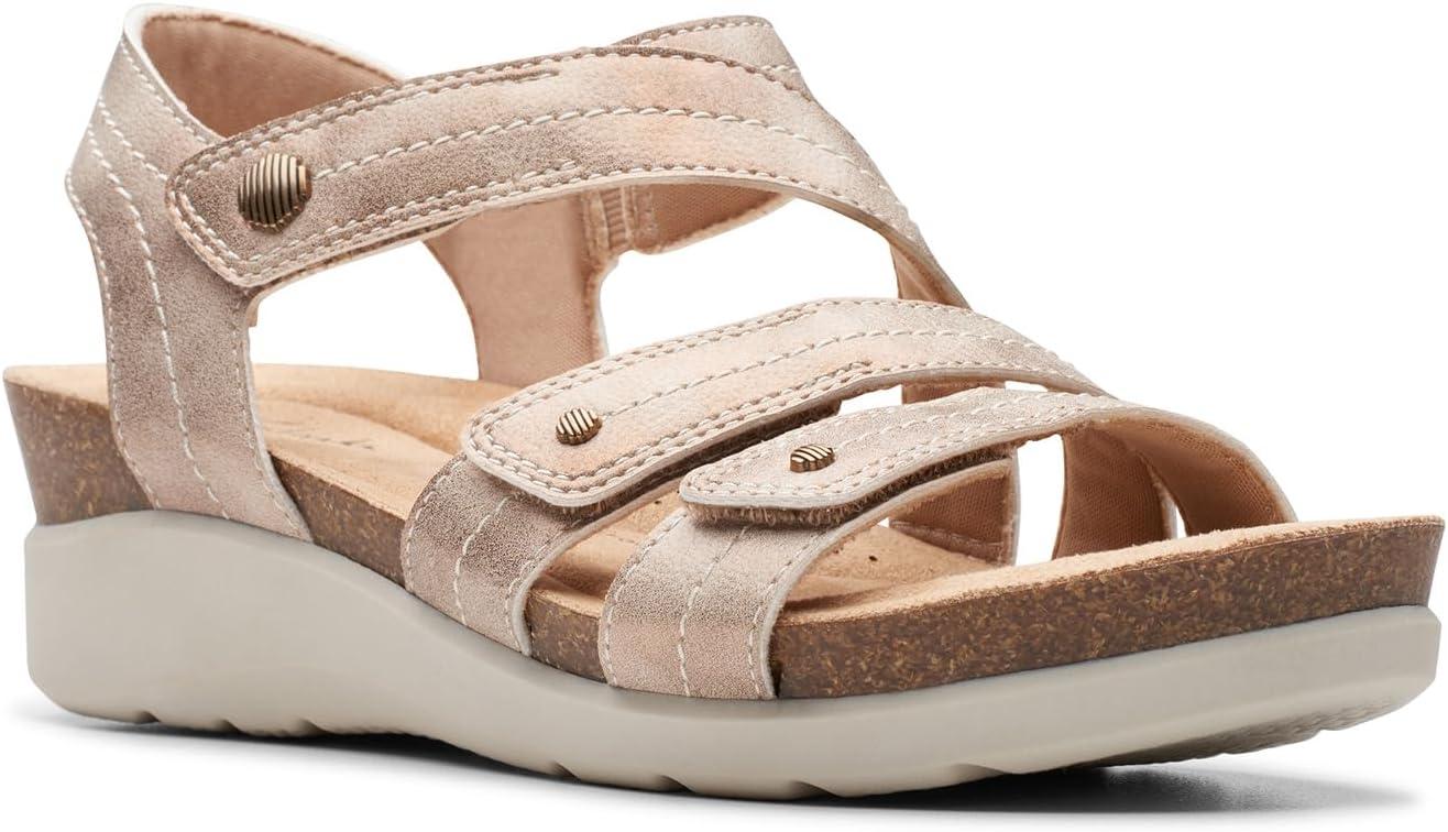 imageClarks Womens Calenne ClaraBronze Metallic Textile