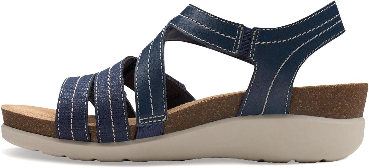 imageClarks Womens Calenne ClaraNavy Combi