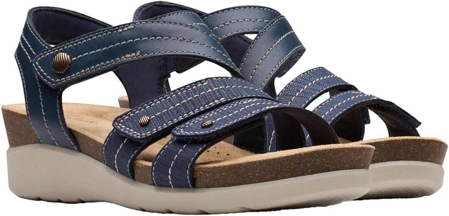 imageClarks Womens Calenne ClaraNavy Combi