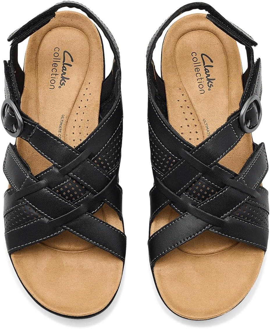 imageClarks Womens Heritage Casual Flat SandalGrey