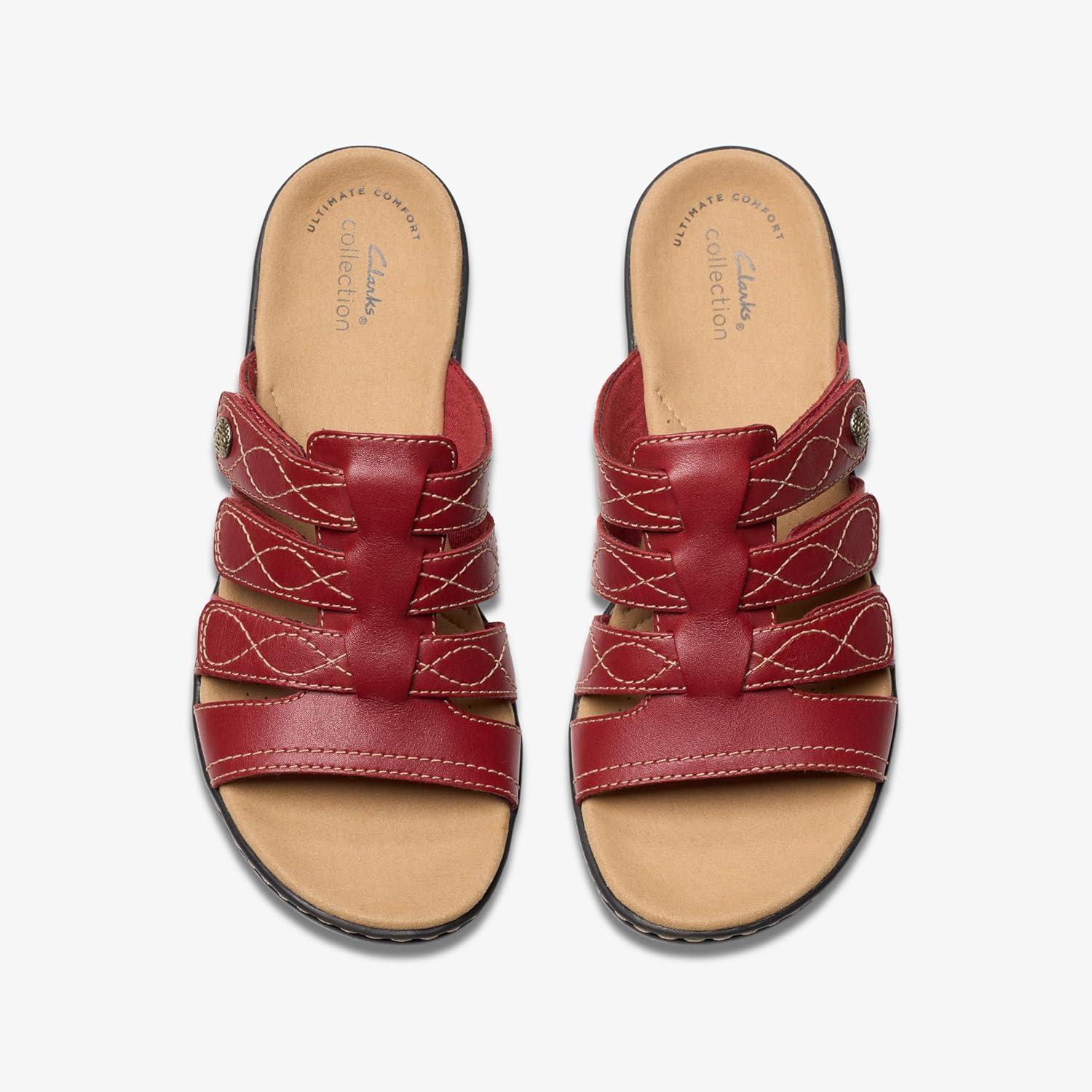 imageClarks Womens Leisa AmandaRed Leather