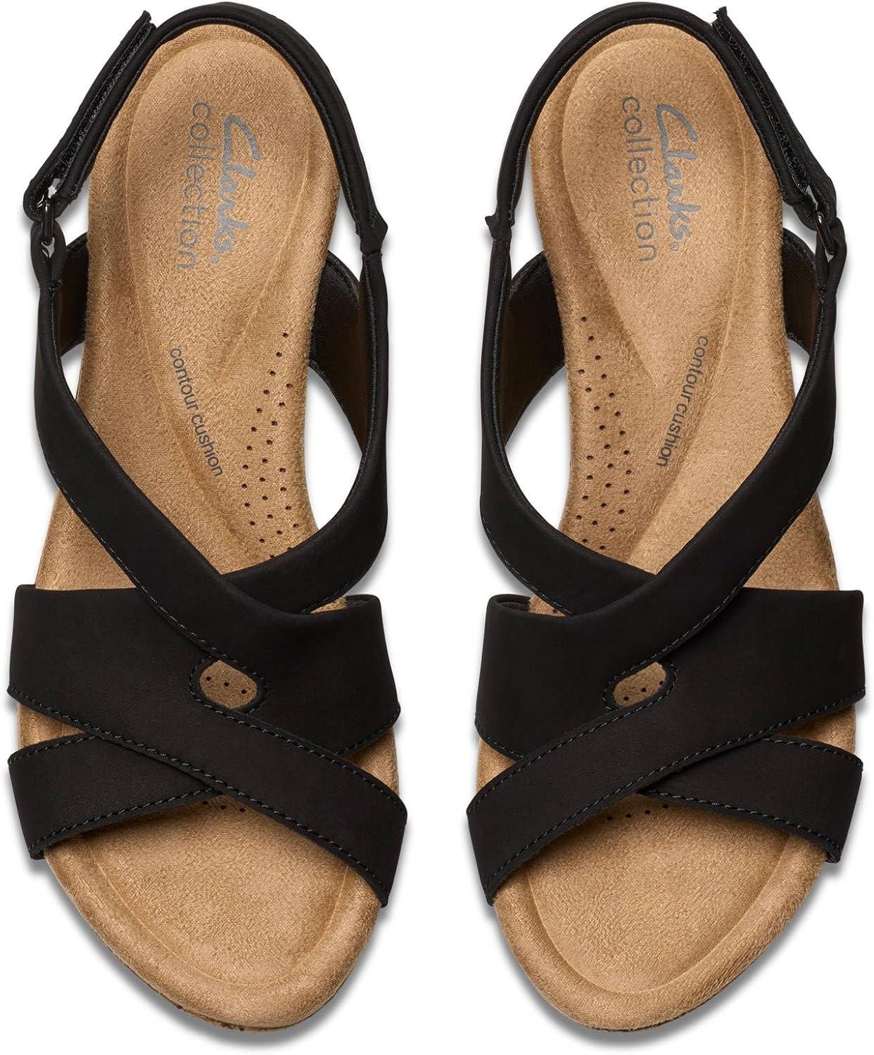 imageClarks Womens Rose StyleBlack Nubuck
