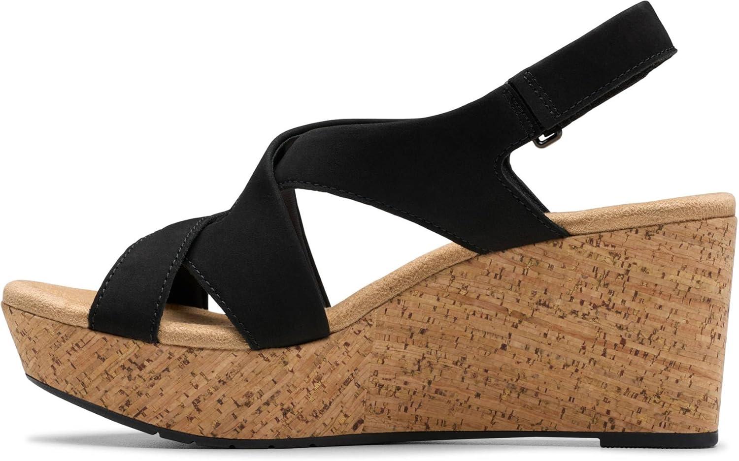 imageClarks Womens Rose StyleBlack Nubuck