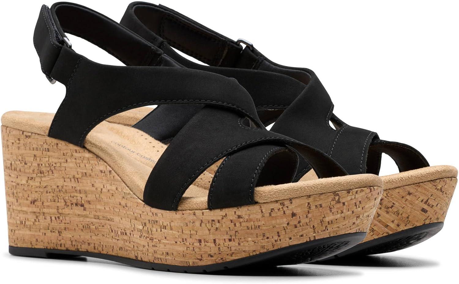 imageClarks Womens Rose StyleBlack Nubuck