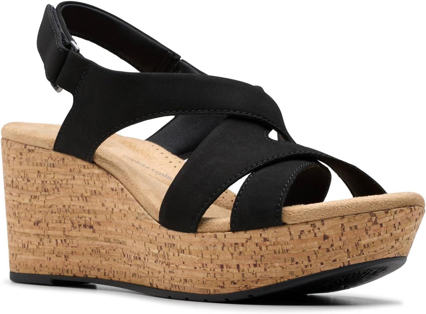 imageClarks Womens Rose StyleBlack Nubuck