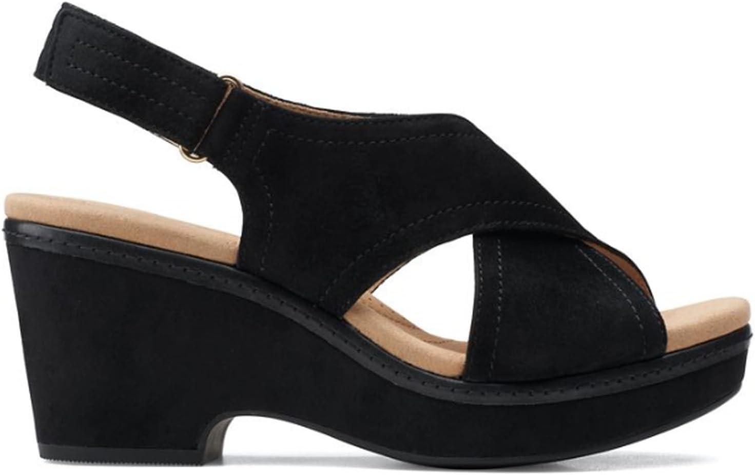 imageClarks womens Giselle CoastBlack Suede