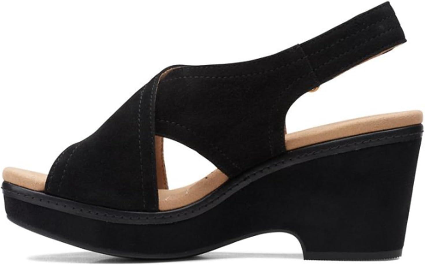 imageClarks womens Giselle CoastBlack Suede