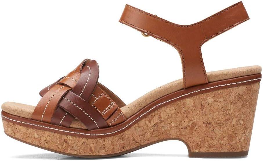 imageClarks womens Giselle CoastDark Tan Leather
