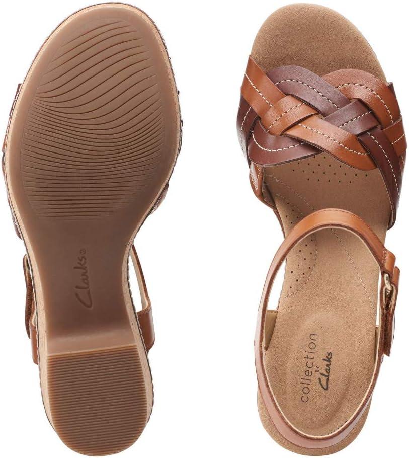 imageClarks womens Giselle CoastDark Tan Leather
