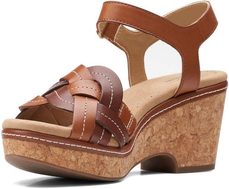 imageClarks womens Giselle CoastDark Tan Leather