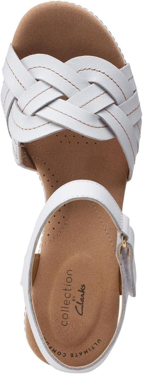 imageClarks womens Giselle CoastWhite Leather