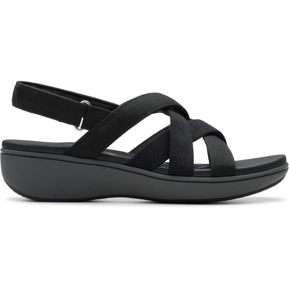 imageClarks Womens Breezerae AnaBlack Canvas