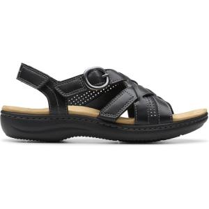 Clarks Women’s Heritage Casual Flat Sandal(Blue)
