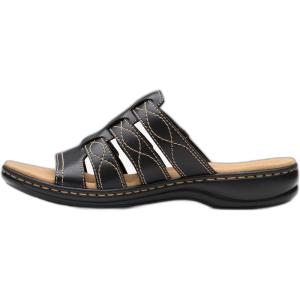 Clarks Women’s Leisa Amanda(Black Leather)