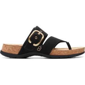 Clarks Women’s Reileigh Park(Black Nubuck)