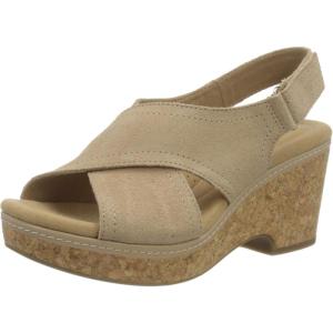 Clarks womens Giselle Coast(Sand Leather)