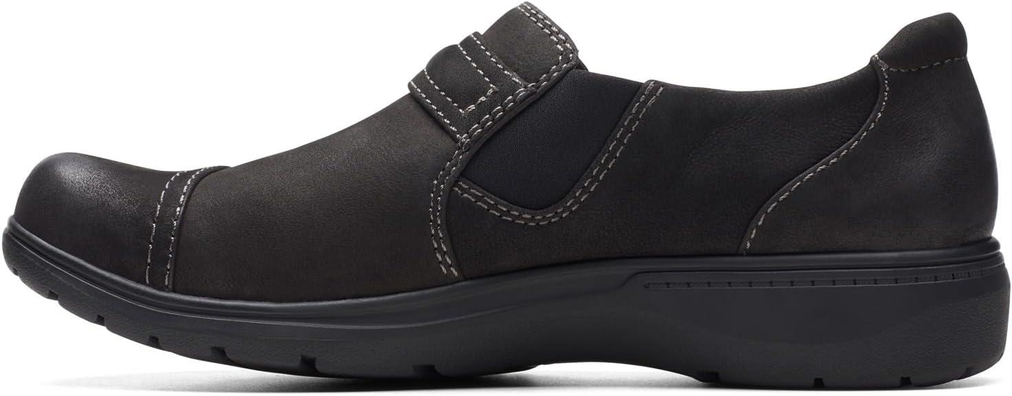imageClarks Womens Carleigh Pearl LoafersBlack Nubuck