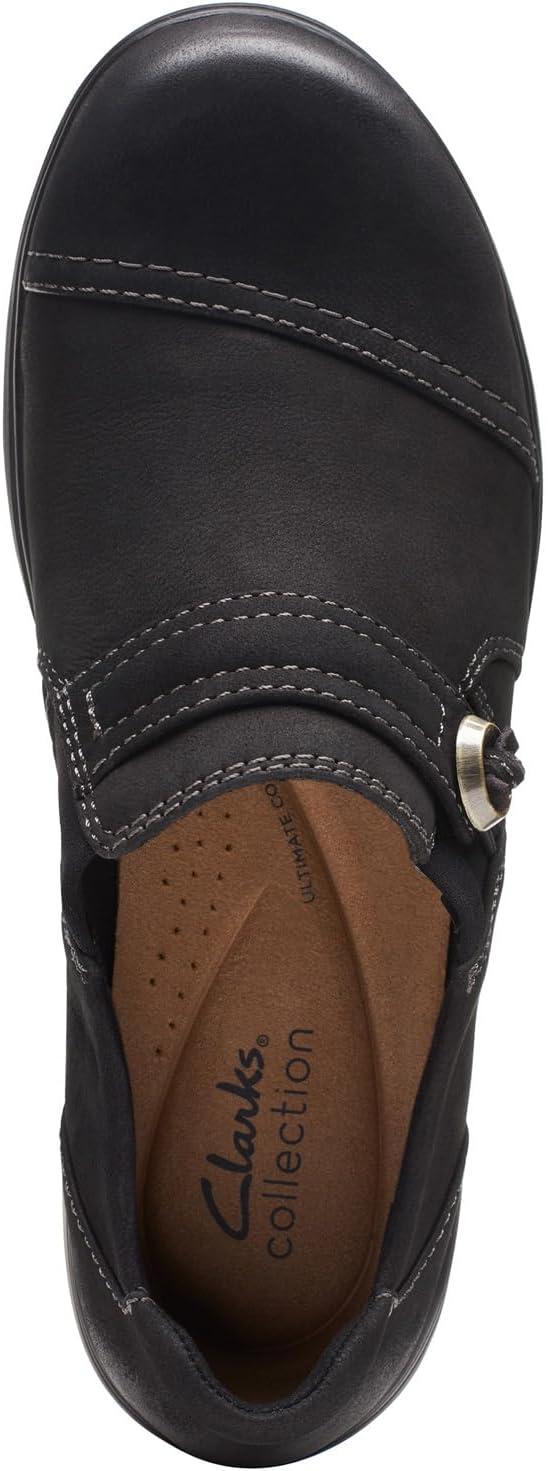 imageClarks Womens Carleigh Pearl LoafersBlack Nubuck