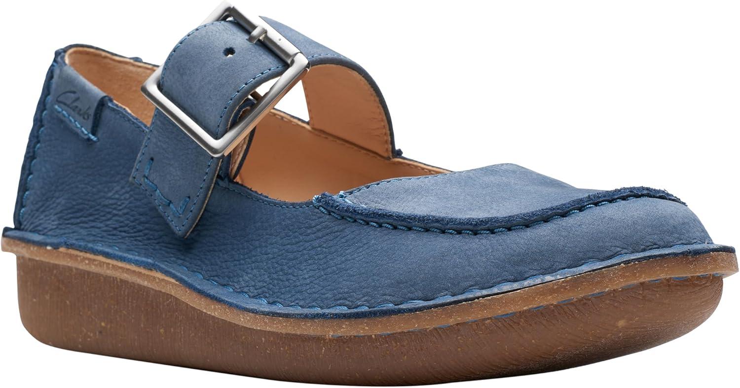imageClarks Womens Carleigh Pearl LoafersBlue Nubuck