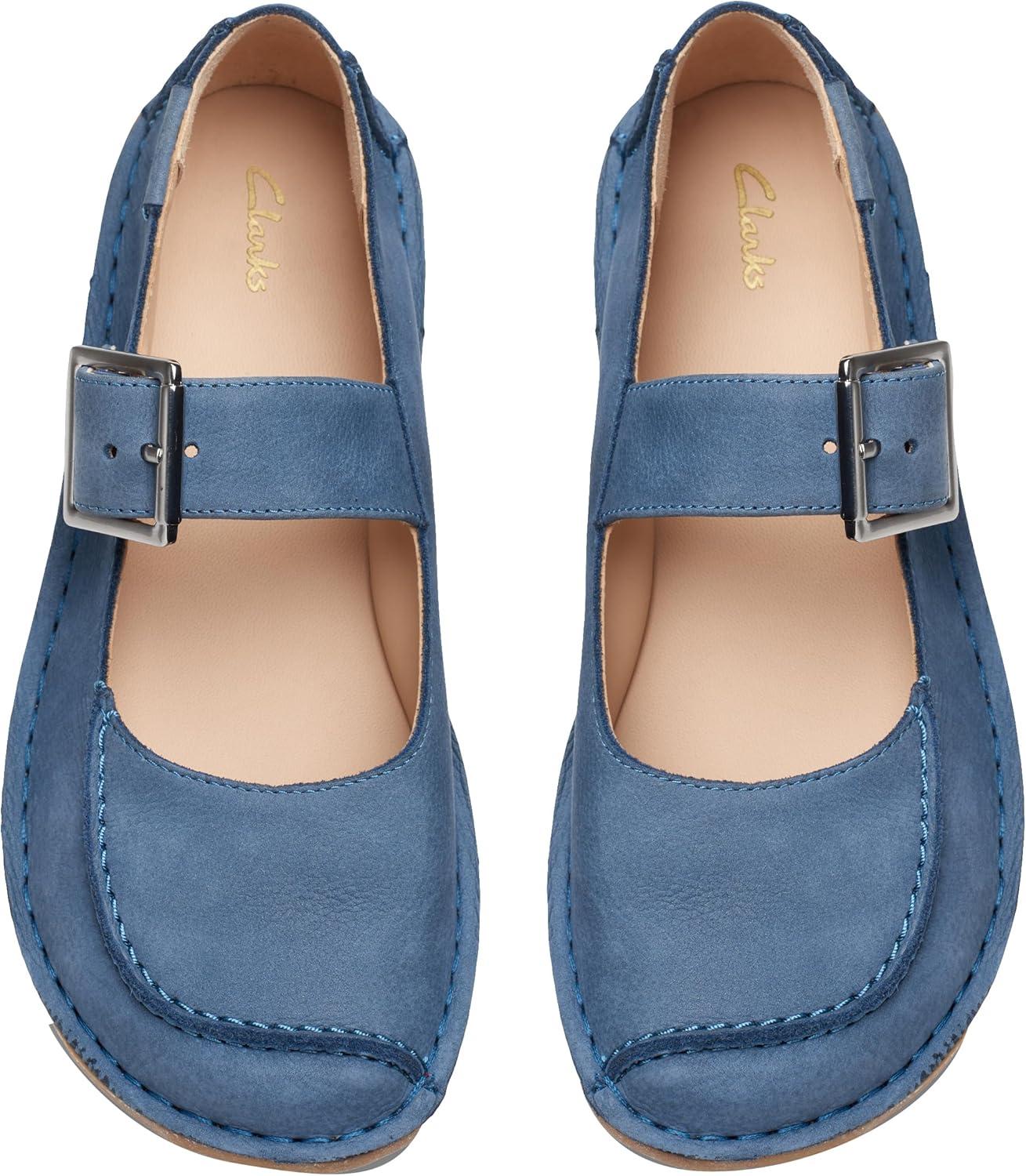 imageClarks Womens Carleigh Pearl LoafersBlue Nubuck