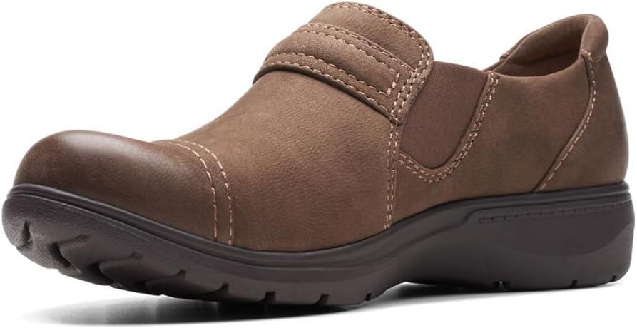 imageClarks Womens Carleigh Pearl LoafersTaupe Nubu