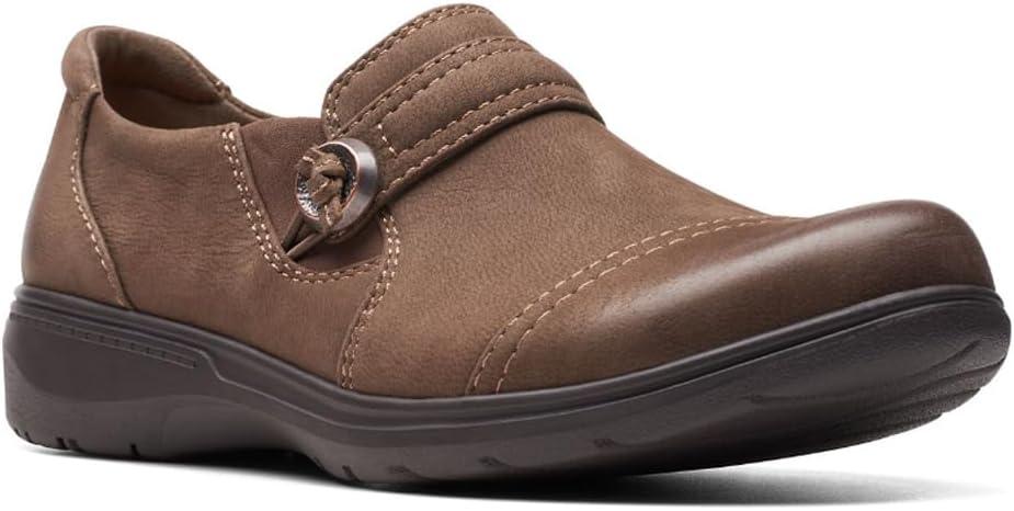 imageClarks Womens Carleigh Pearl LoafersTaupe Nubu