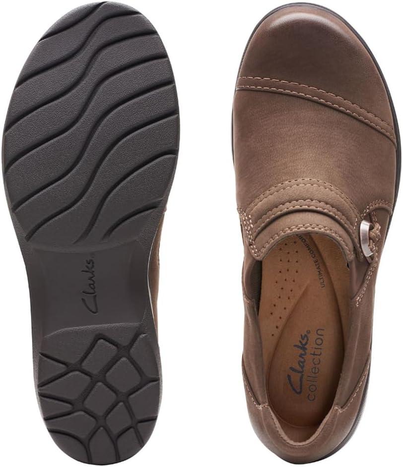 imageClarks Womens Carleigh Pearl LoafersTaupe Nubuck