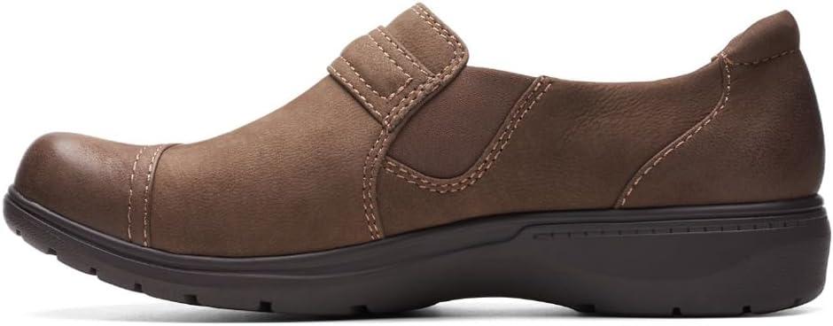 imageClarks Womens Carleigh Pearl LoafersTaupe Nubuck