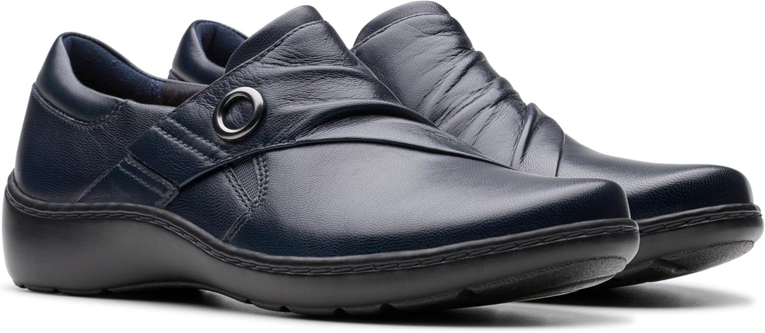 imageClarks Womens Cora AubrieNavy Leather