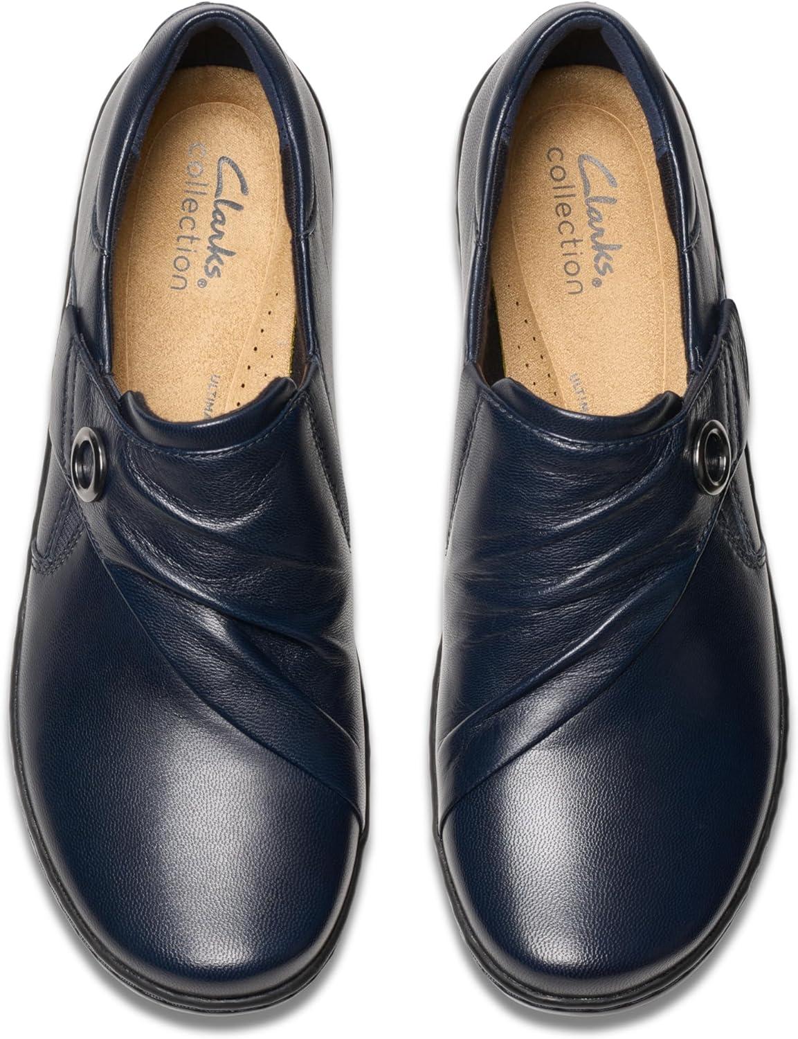 imageClarks Womens Cora AubrieNavy Leather