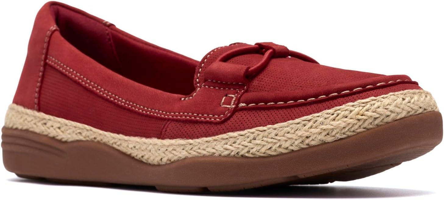 imageClarks Womens Elaina MillyRed Nubuck