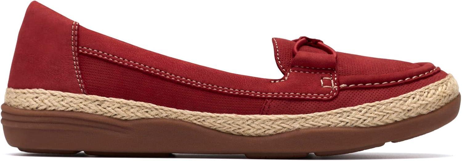 imageClarks Womens Elaina MillyRed Nubuck