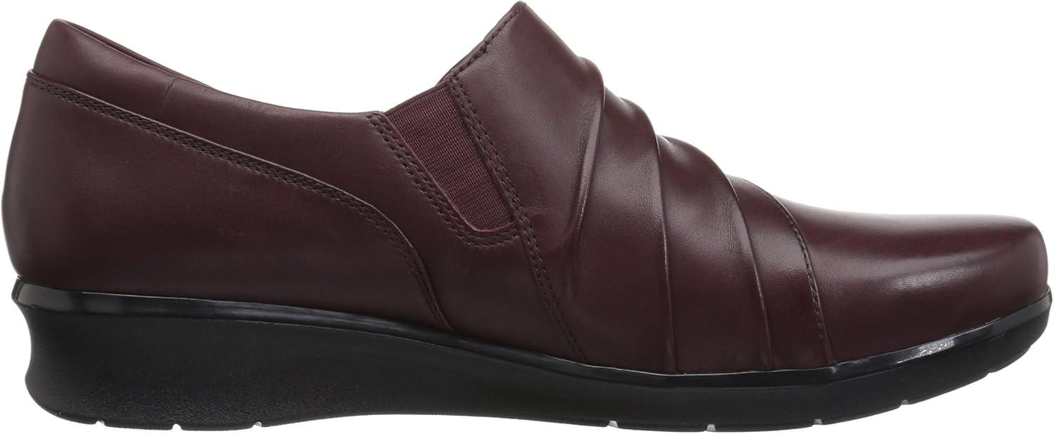 imageClarks Womens Hope Roxanne LoaferBurgundy Leather
