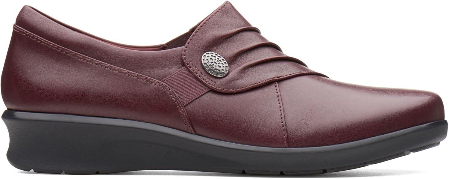 imageClarks Womens Hope Roxanne LoaferBurgundy Red