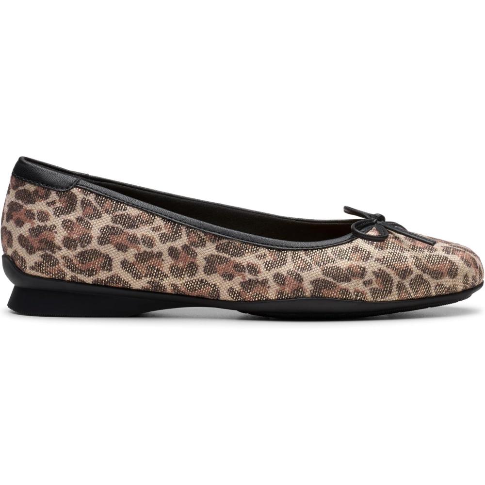 imageClarks Womens Jazmynn BowLeopard Print Textile