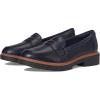 Navy Leather